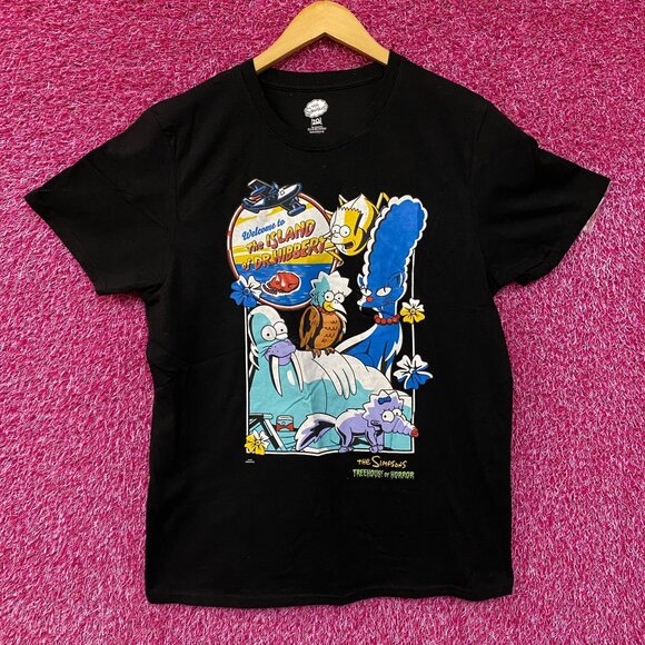 The Simpsons The Island Of Dr. Hibbert Treehouse Of Horror T-Shirt large - Picture 1 of 4